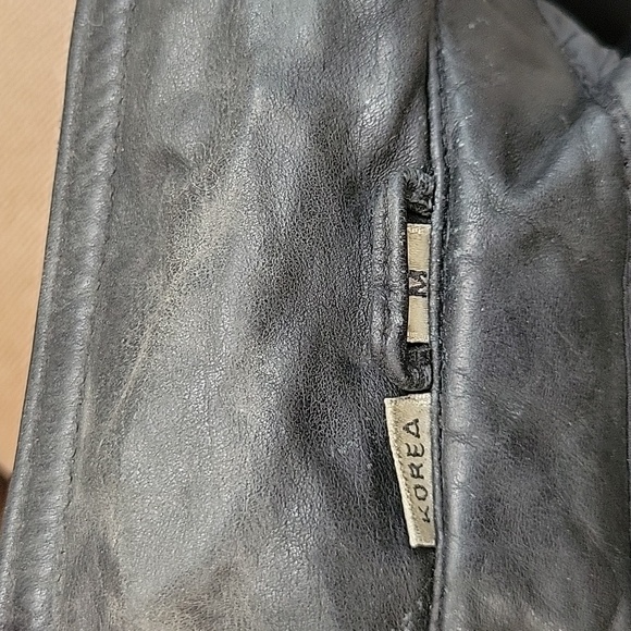 Vintage 80's genuine leather jacket - Picture 9 of 9